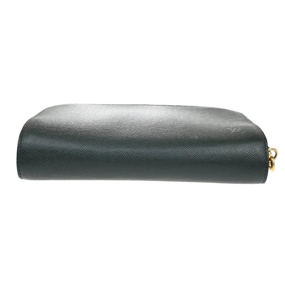 LOUIS VUITTON LV Logo BAIKAL Clutch Hand Bag Taiga Leather Epicea M30184 66KB262 - Picture 6 of 15